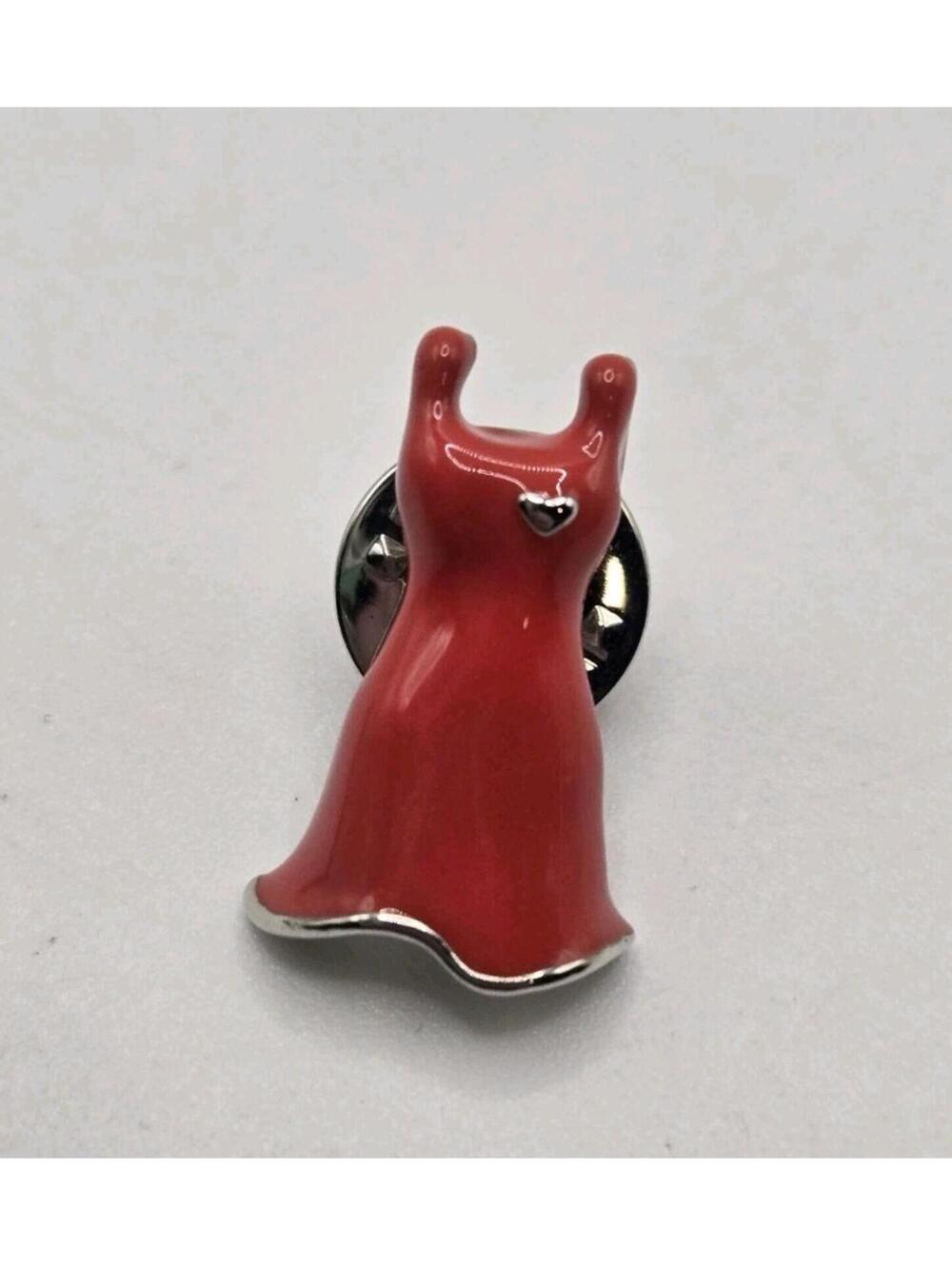 American Heart Association Red Dress Lapel Pin Health Women Cardio